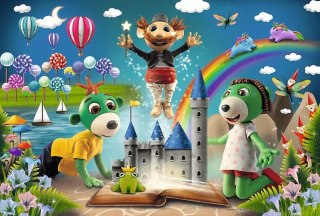 Puzzle 100 elementów. Trefliki. Bajkowy wieczór