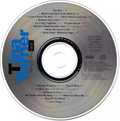 Simply The Best, CD Simply The Best, CD
