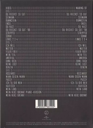 Videos 1995-2012, 3 DVD