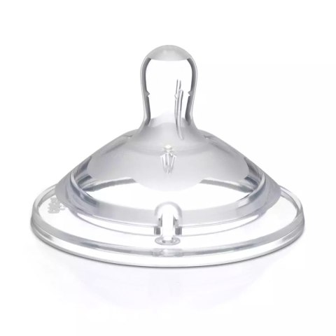 Chicco, Natural Feeling, Smoczek do butelki, silikonowy, do kaszki, 6m+, 2 szt. Chicco, Natural Feeling, Smoczek do butelki, silikonowy, do kaszki, 6m+, 2 szt.