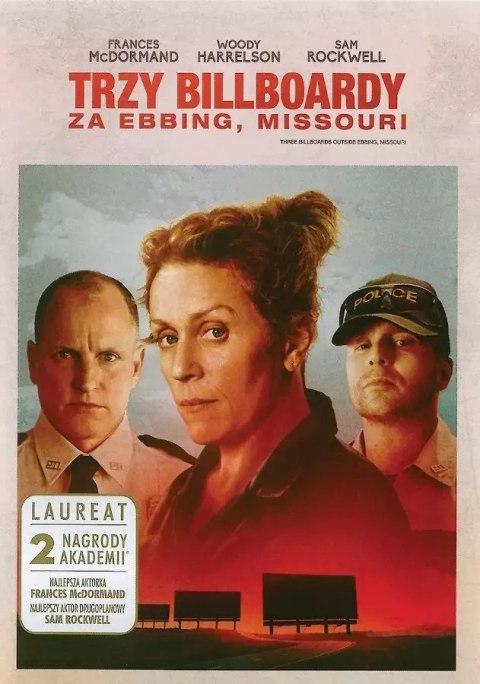 Trzy billboardy za Ebbing, Missouri, DVD Trzy billboardy za Ebbing, Missouri, DVD
