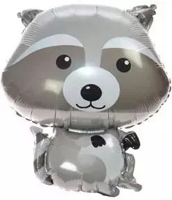 Balon foliowy leśne zwierzątka - szop 60cm Balon foliowy leśne zwierzątka - szop 60cm