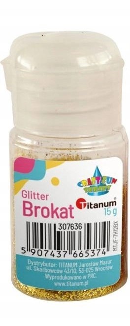 Brokat sypki Titanum odcienie czerwieni Brokat sypki Titanum odcienie czerwieni