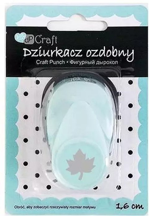 Dziurkacz ozdobny Klon 1,6cm Dziurkacz ozdobny Klon 1,6cm