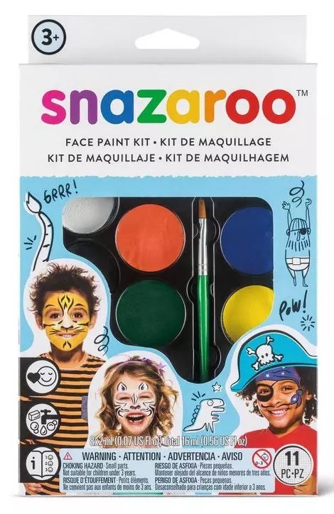 Farby do twarzy Snazaroo 8 szt. x 18 ml
