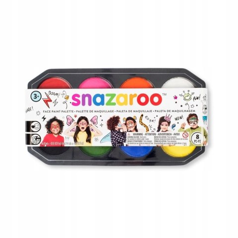 Farby do twarzy Snazaroo 8 szt. x 18 ml