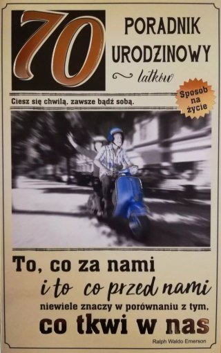 Kartka okolicznościowa Urodziny 70 U58