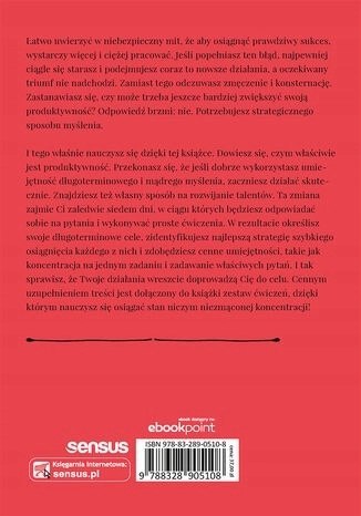 Umysł stratega. Siedmiodniowy plan określania celów i tworzenia skutecznej strategii. Podkręć swoją produktywność Umysł stratega. Siedmiodniowy plan określania celów i tworzenia skutecznej strategii. Podkręć swoją produktywność