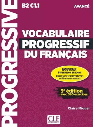 Vocabulaire progressif du Francais Avance książka + CD 3dition /2018/