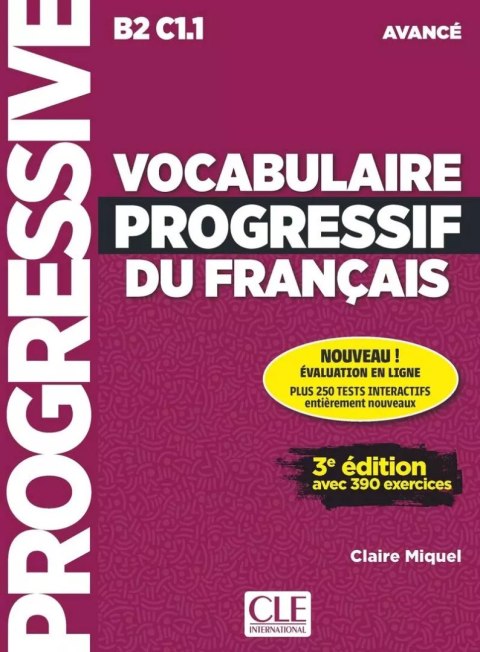 Vocabulaire progressif du Francais Avance książka + CD 3dition /2018/ Vocabulaire progressif du Francais Avance książka + CD 3dition /2018/