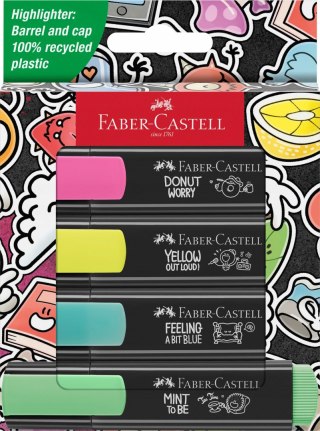 FABER-CASTELL Zakreślacze pisaki mazaki markery 1546 Graffiti 4 kolory