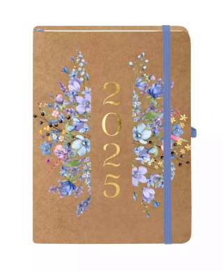 Kalendarz 2025 Kraft A5 Blue TNS