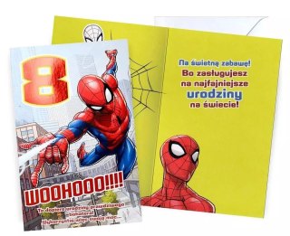 Karnet Urodziny 8 Spider-Man