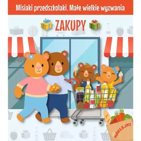 Misiaki przedszkolaki. Małe wielkie wyzwania. Zakupy 09550 Trefl Misiaki przedszkolaki. Małe wielkie wyzwania. Zakupy 09550 Trefl