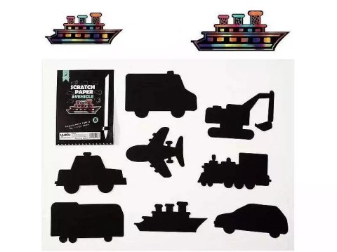 Wydrapywanka pojazdy 8 kart Wydrapywanka pojazdy 8 kart