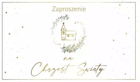 Zaproszenie Chrzest (10szt) Zaproszenie Chrzest (10szt)