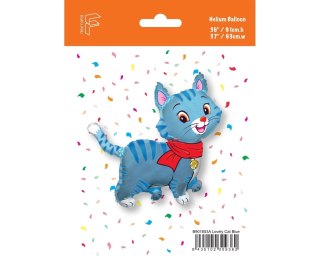 Balon foliowy, kotek niebieski (61 cm)