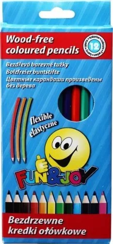 P Kredki ołówkowe 12kol/175 Elastyczne pudełko P Kredki ołówkowe 12kol/175 Elastyczne pudełko