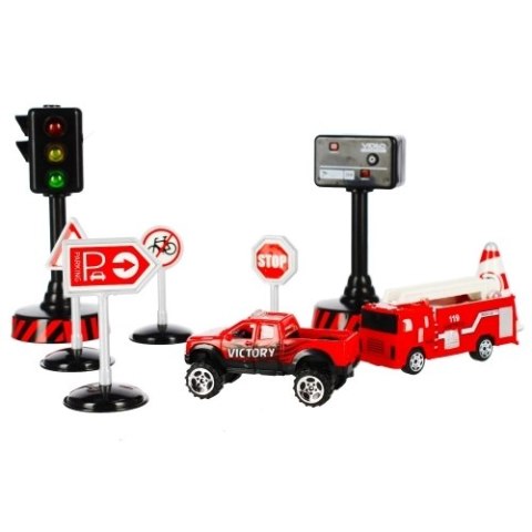 Auto ciężarowe laweta z akcesoriami