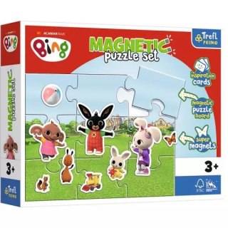 Puzzle Magnet 9el Karty Trefl Bing Zabawny Swiat