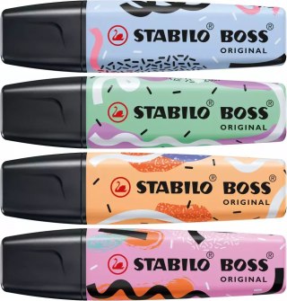 Zakreślacze Boss Original by Ju Schnee, pastelowe (4 sztuki)