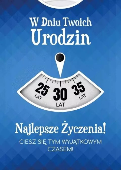 Karnet Urodziny wymienne cyfry Karnet Urodziny wymienne cyfry
