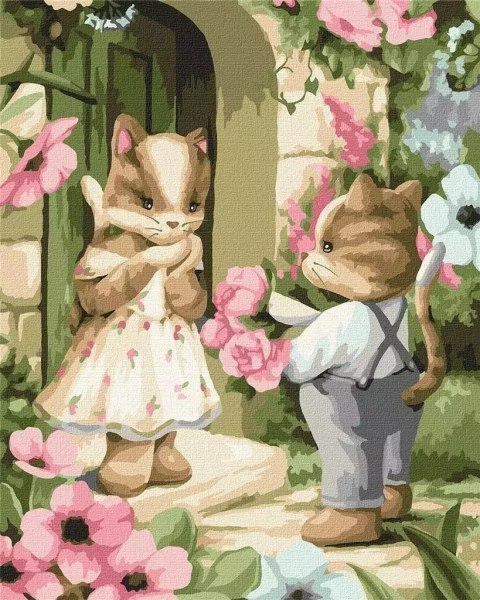 Malowanie po numerach - Bukiet dla kochanej40x50cm Malowanie po numerach - Bukiet dla kochanej40x50cm