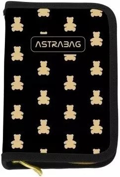 Piórnik 1zam 2klap Golden Teddy Astra Fol Piórnik 1zam 2klap Golden Teddy Astra Fol