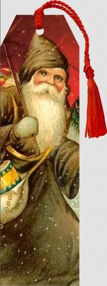 Zakładka 125 ze wstążką Święta Gwiazdor/Mikołaj Zakładka 125 ze wstążką Święta Gwiazdor/Mikołaj