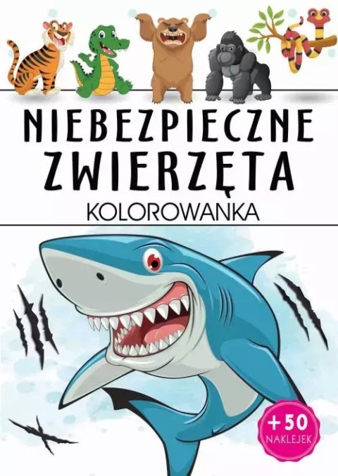 Niebezpieczne zwierzęta kolorowanka Niebezpieczne zwierzęta kolorowanka