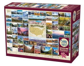 Puzzle Cobble Hill 2000 elementów Cobble Hill Puzzle 2000 el. Parki narodowe w Stanach Zjednoczonych