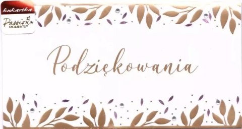 Karnet PM-208 Podziękowania Karnet PM-208 Podziękowania