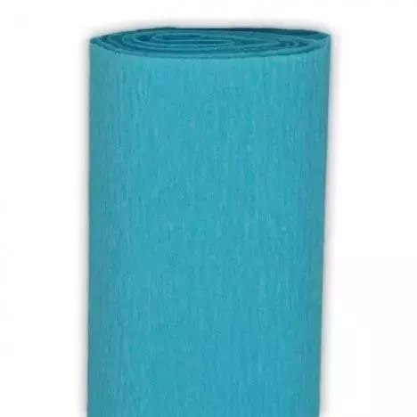 Krepina premium 114 turkusowy 200x50 cm INTERDRUK Krepina premium 114 turkusowy 200x50 cm INTERDRUK