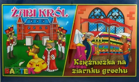 Gra dwustronna Żabi król i Księżniczka na ziarnku grochu Gra dwustronna Żabi król i Księżniczka na ziarnku grochu