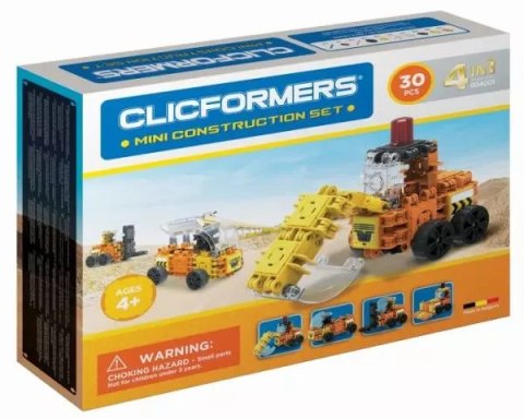 Klocki CLICFORMERS Maszyny budowlane (4w1) 30el 804001 Klocki CLICFORMERS Maszyny budowlane (4w1) 30el 804001