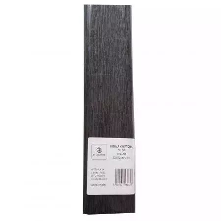 Krepina premium 120 czarny 200x50 cm INTERDRUK Krepina premium 120 czarny 200x50 cm INTERDRUK