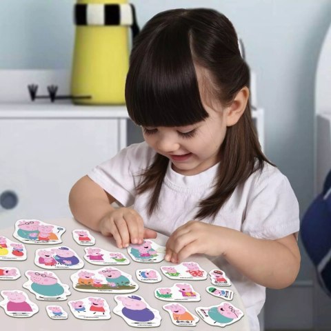 Świnka Peppa. Magnesy Rodzina Peppy (21 sztuk)