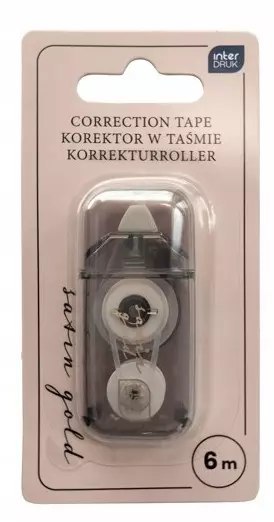 INTERDRUK KOREKTOR W TAŚMIE SATIN GOLD 6m