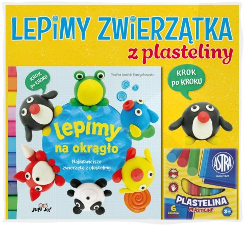 Lepimy na okrągło. Najłatwiejsze zwierzęta z plasteliny Lepimy na okrągło. Najłatwiejsze zwierzęta z plasteliny
