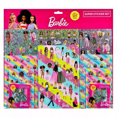 Naklejki klasyczne Barbie Undercover 500 szt. Naklejki klasyczne Barbie Undercover 500 szt.