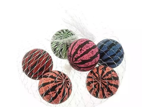 Piłki kauczukowe 3cm 6szt Piłki kauczukowe 3cm 6szt