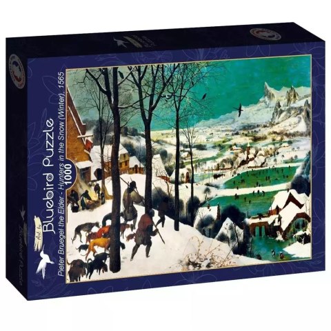 Puzzle 1000 Brueghel, Myśliwi na śniegu Puzzle 1000 Brueghel, Myśliwi na śniegu