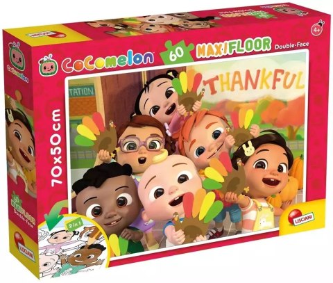 Cocomelon - Dwustronne puzle podłogowe 60 Cocomelon - Dwustronne puzle podłogowe 60
