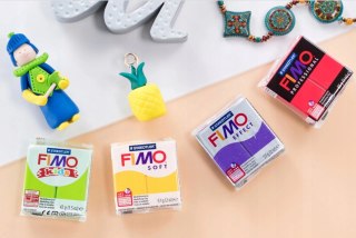 Fimo Effect MASA PLASTYCZNA SREBRNY METALIC 57g