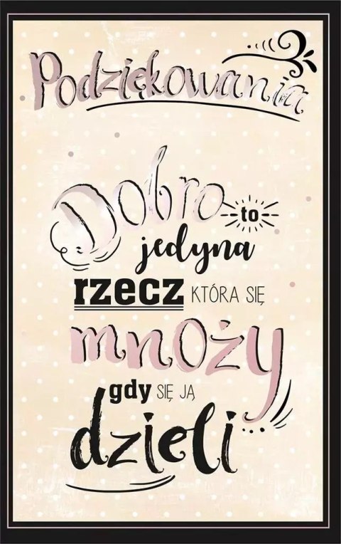 Kartka Dziękuję U59 Kartka Dziękuję U59