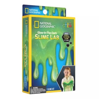 NATIONAL GEOGRAPHIC Zestaw ze świecącą w ciemności masą slime, zabawka kreatywna