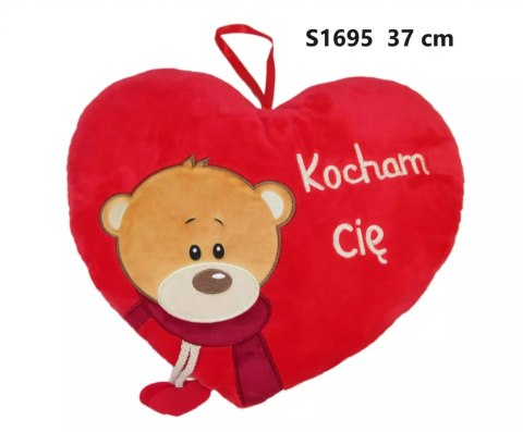 Pluszak Walent Serce 37cm Mis Kocham Cie Sa Pluszak Walent Serce 37cm Mis Kocham Cie Sa