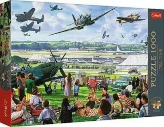 Puzzle 1000 elementów. Premium Plus. Tea Time. Pokaz lotniczy