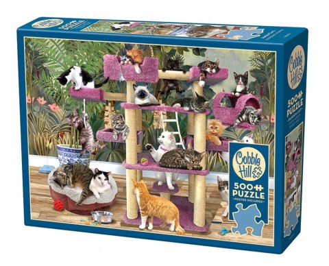 Cobble Hill Puzzle 500 el. Drapak dla kota Cobble Hill Puzzle 500 el. Drapak dla kota