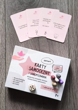Gra planszowa Psychologiadziecka Karty samooceny i samopoznania